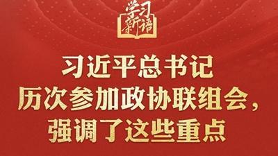 學(xué)習(xí)新語｜習(xí)近平總書記歷次參加政協(xié)聯(lián)組會，強調(diào)了這些重點